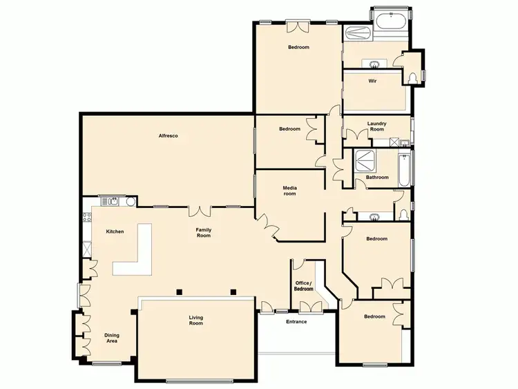 Floorplan of Homely rural property listing, 41-43 Melmor Court, Elimbah QLD 4516