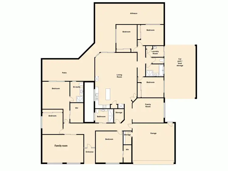 Floorplan of Homely house listing, 117 Phillip Parade, Deception Bay QLD 4508