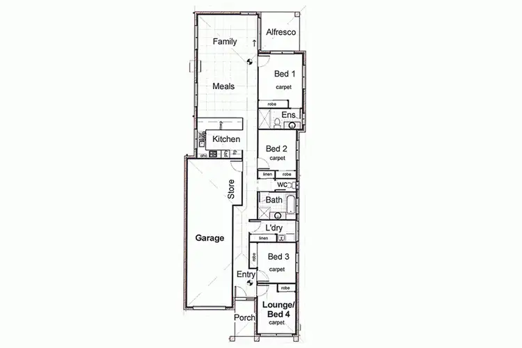 Floorplan of Homely house listing, 50 Carnarvon Avenue, Springfield Lakes QLD 4300