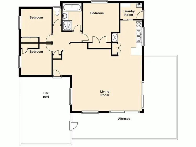 Floorplan of Homely house listing, 25 Range Avenue, Brighton QLD 4017