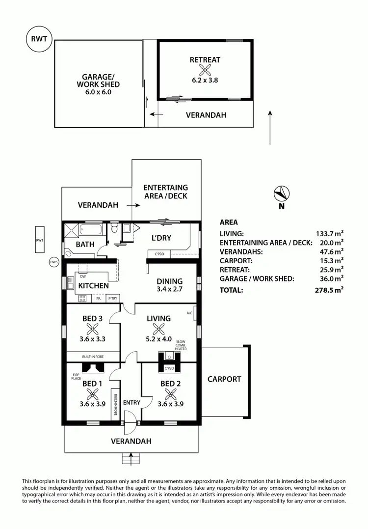 Floorplan of Homely house listing, 50 McHenry Street, Murray Bridge SA 5253