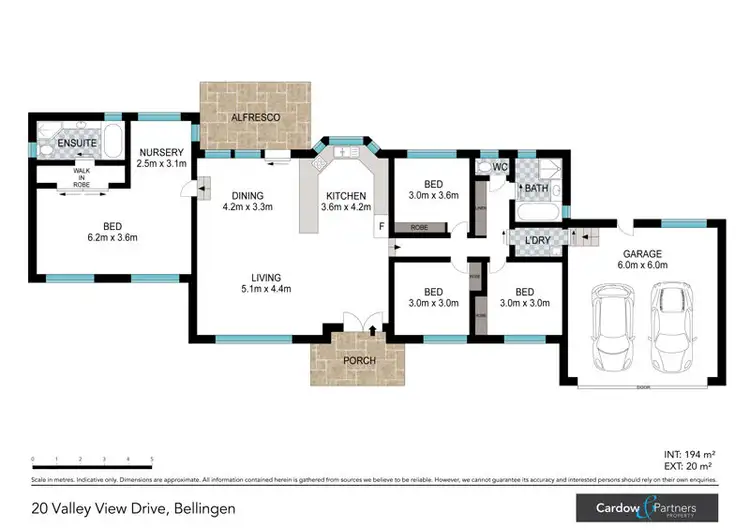 Floorplan of Homely house listing, 20 Valley View Drive, Bellingen NSW 2454