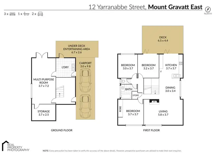 Floorplan of Homely house listing, 12 Yarranabbe Street, Mount Gravatt East QLD 4122