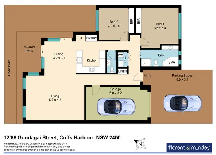Floorplan of Homely villa listing, 12/86 Gundagai St, Coffs Harbour NSW 2450
