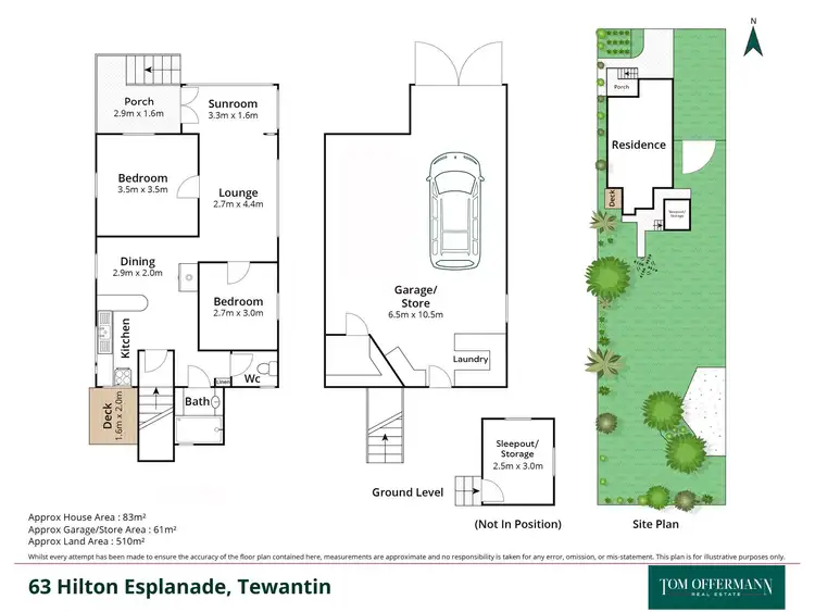 Floorplan of Homely house listing, 63 Hilton Esplanade, Tewantin QLD 4565
