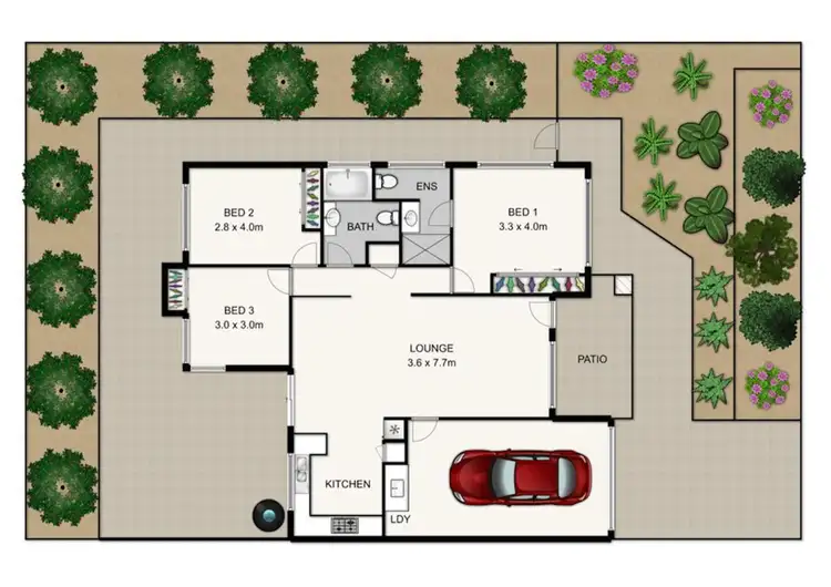 Floorplan of Homely unit listing, 27/25 Buckingham Place, Eight Mile Plains QLD 4113