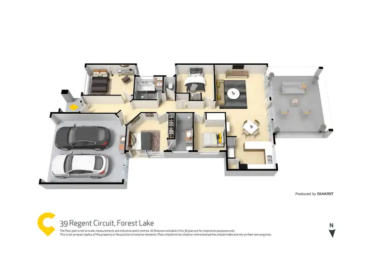 Floorplan of Homely house listing, 39 Regents Circuit, Forest Lake QLD 4078