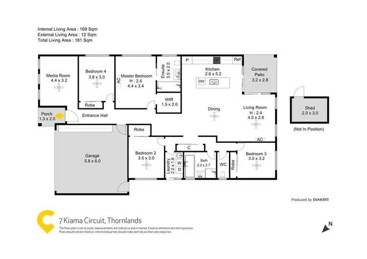 Floorplan of Homely house listing, 7 Kiama Circuit, Thornlands QLD 4164