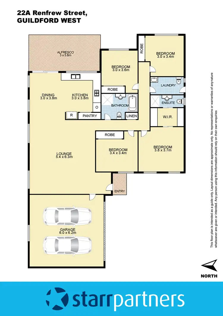 Floorplan of Homely house listing, 22a Renfrew Street, Guildford NSW 2161