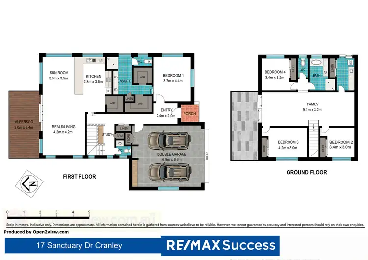 Floorplan of Homely house listing, 17 Sanctuary Drive, Cranley QLD 4350