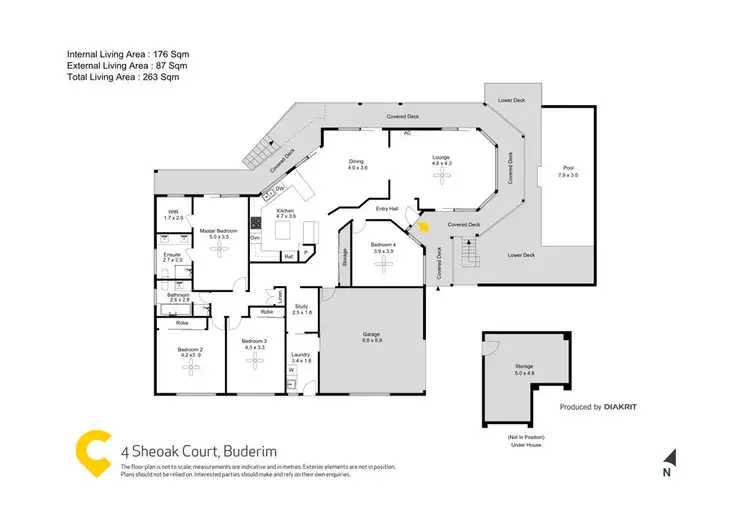 Floorplan of Homely house listing, 4 Sheoak Court, Buderim QLD 4556