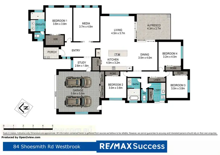 Floorplan of Homely house listing, 84 Shoesmith Road, Westbrook QLD 4350