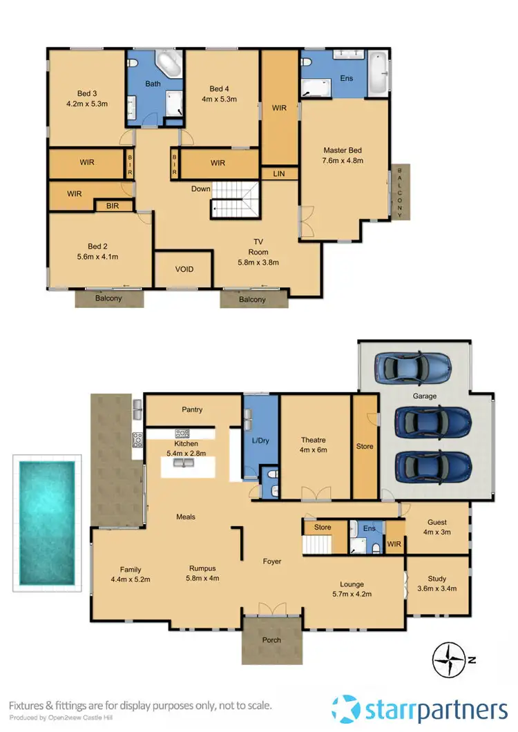Floorplan of Homely house listing, 17 Affleck Circuit, Kellyville NSW 2155