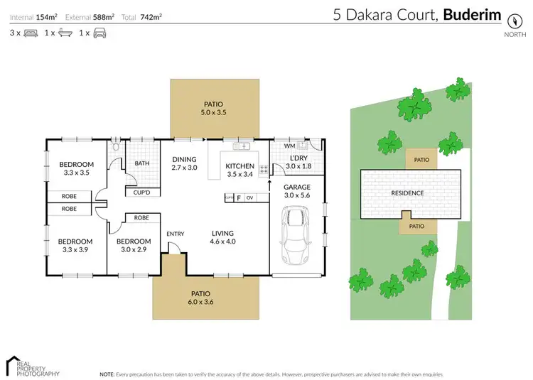 Floorplan of Homely house listing, 5 Dakara Ct, Buderim QLD 4556
