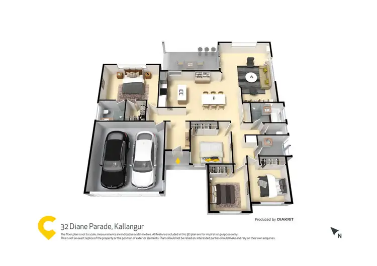 Floorplan of Homely house listing, 32 Diane Parade, Kallangur QLD 4503