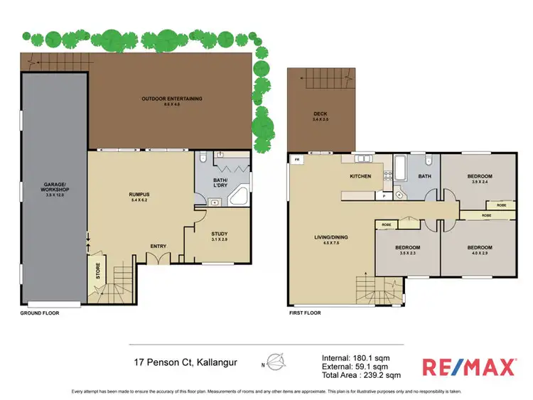 Floorplan of Homely house listing, 17 Penson Court, Kallangur QLD 4503