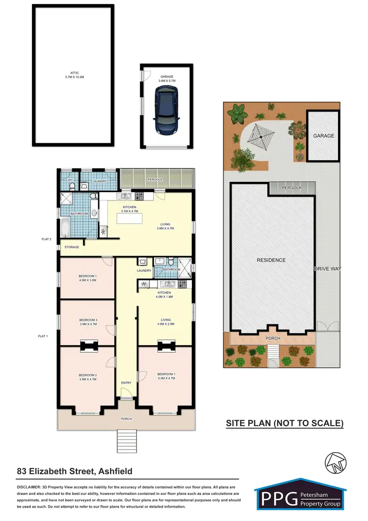 Floorplan of Homely house listing, 83 Elizabeth St, Ashfield NSW 2131