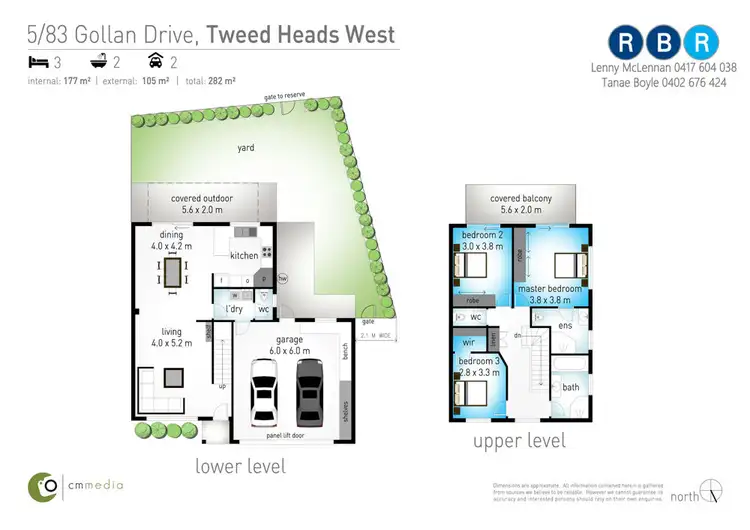 Floorplan of Homely unit listing, 5/83 Gollan Drive, Tweed Heads West NSW 2485