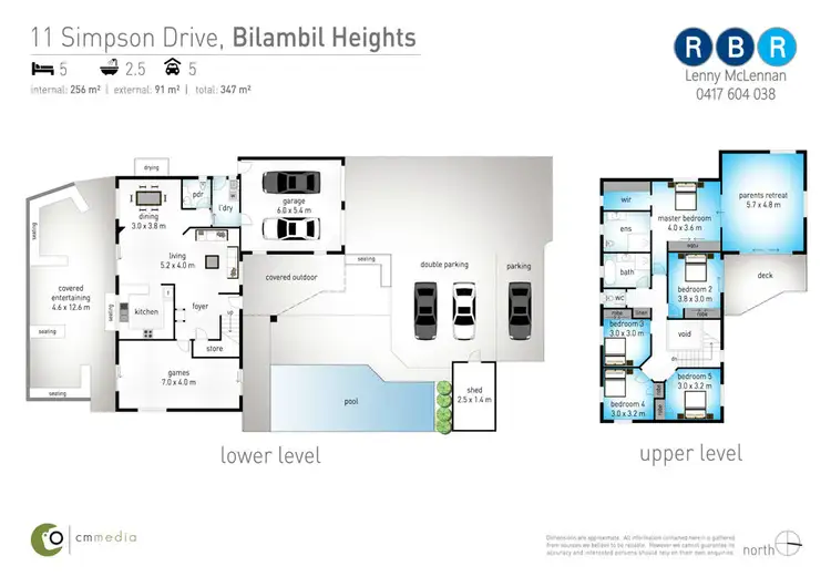 Floorplan of Homely house listing, 11 Simpson Drive, Bilambil Heights NSW 2486