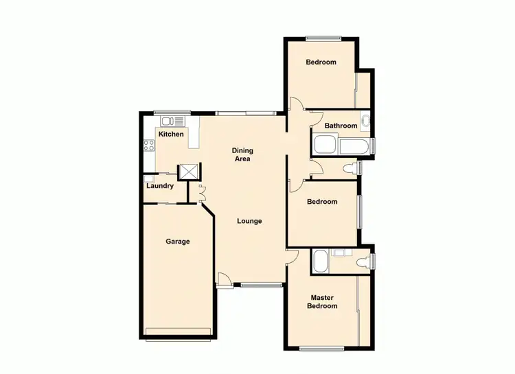Floorplan of Homely unit listing, 16/17 Denham Street, Bracken Ridge QLD 4017