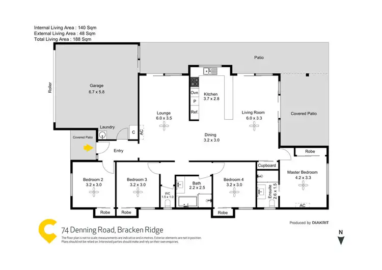 Floorplan of Homely house listing, 74 Denning Road, Bracken Ridge QLD 4017