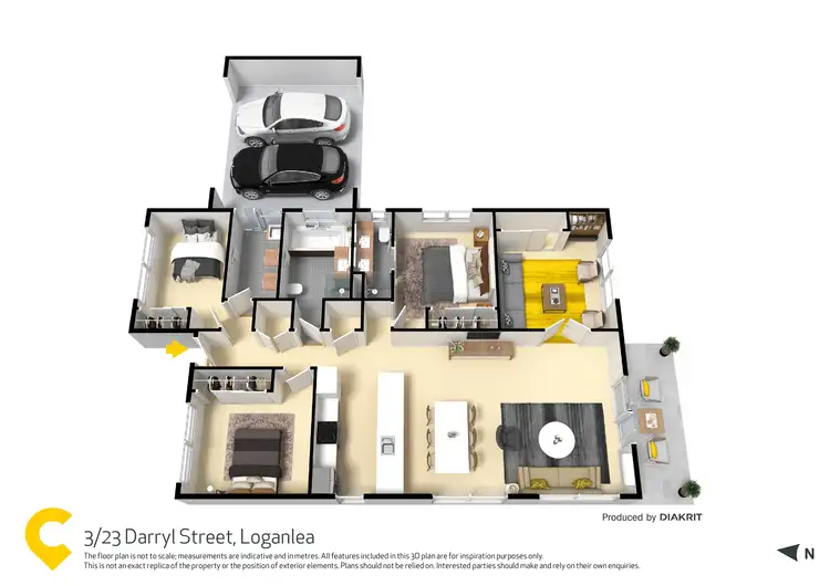 Floorplan of Homely house listing, 3/23 Darryl Street, Loganlea QLD 4131