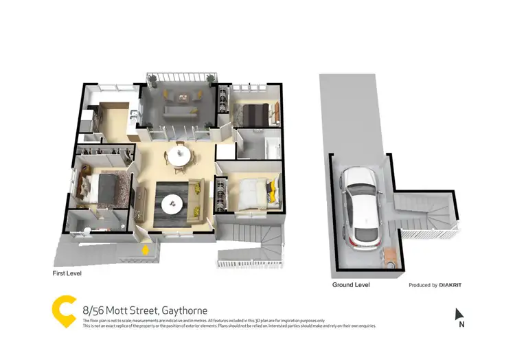 Floorplan of Homely unit listing, 8/56 Mott Street, Gaythorne QLD 4051