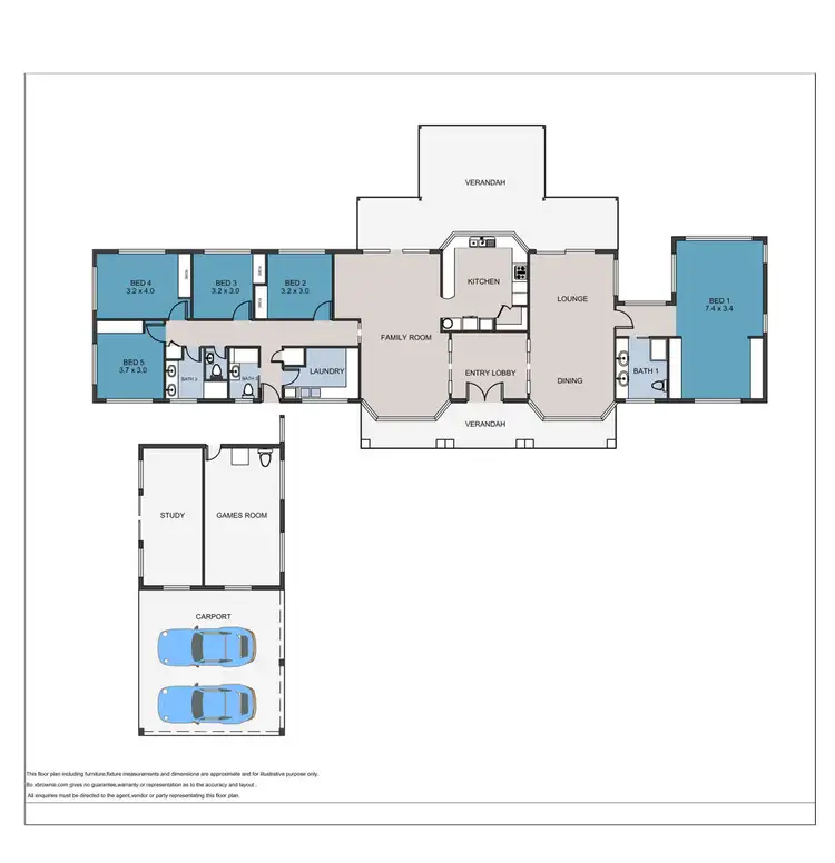 Floorplan of Homely house listing, 21-23 Robb Road, Redlynch QLD 4870