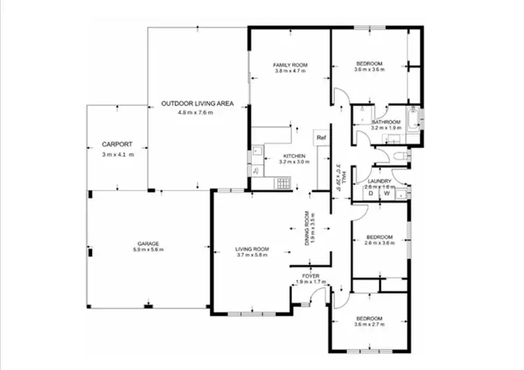 Floorplan of Homely house listing, 9 Gilford Crescent, Albany Creek QLD 4035