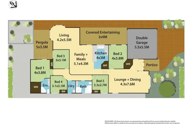 Floorplan of Homely house listing, 14 Chianti Court, Glenwood NSW 2768