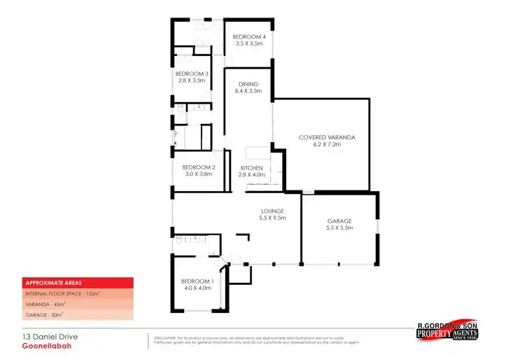 Floorplan of Homely house listing, 13 Daniel Drive, Goonellabah NSW 2480
