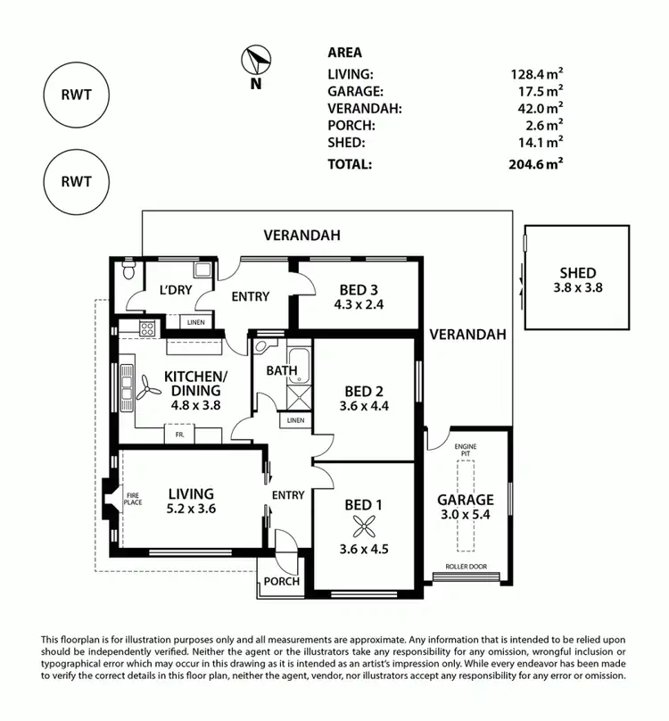 Floorplan of Homely house listing, 20 Ritter Street, Murray Bridge SA 5253