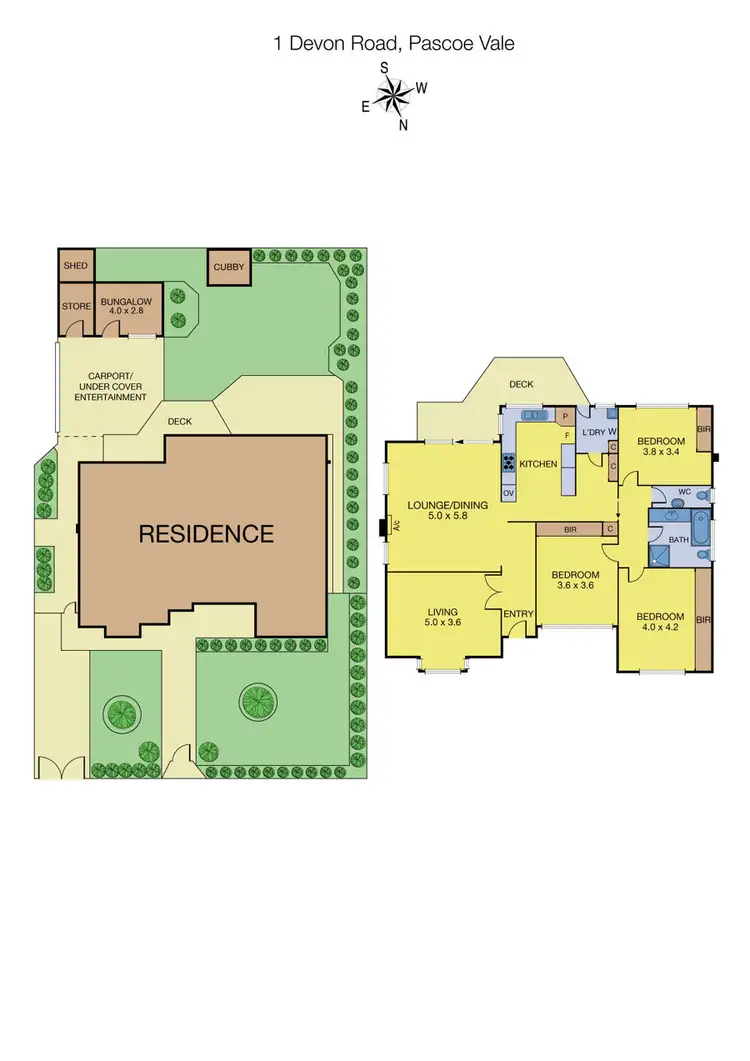 Floorplan of Homely house listing, 1 Devon Road, Pascoe Vale VIC 3044