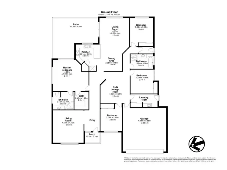 Floorplan of Homely house listing, 11 Ladbroke Close, Carseldine QLD 4034