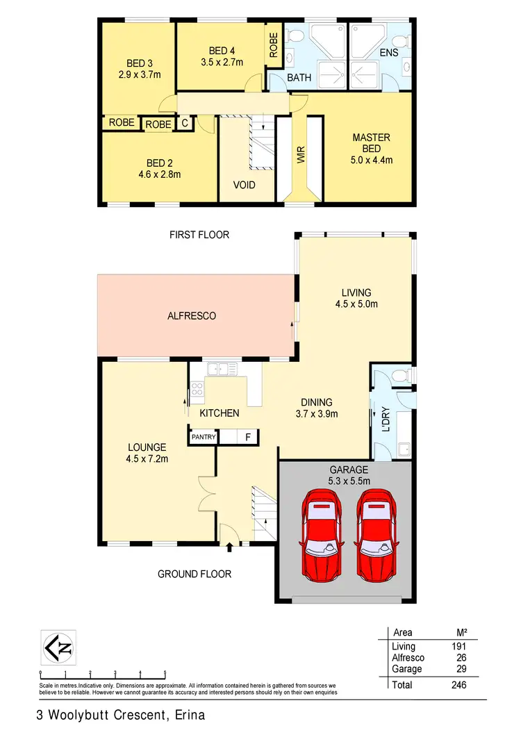 Floorplan of Homely house listing, 3 Woolybutt Crescent, Erina NSW 2250