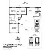 Floorplan of Homely house listing, 12 Hargrill Court, Boronia Heights QLD 4124