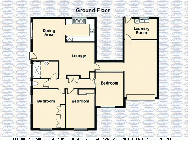 Floorplan of Homely unit listing, 1/48 Hall Street, Northgate QLD 4013
