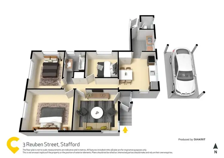 Floorplan of Homely house listing, 3 Reuben Street, Stafford QLD 4053