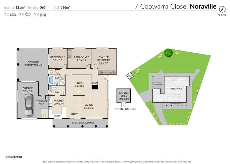 Floorplan of Homely house listing, 7 Coowarra Close, Noraville NSW 2263