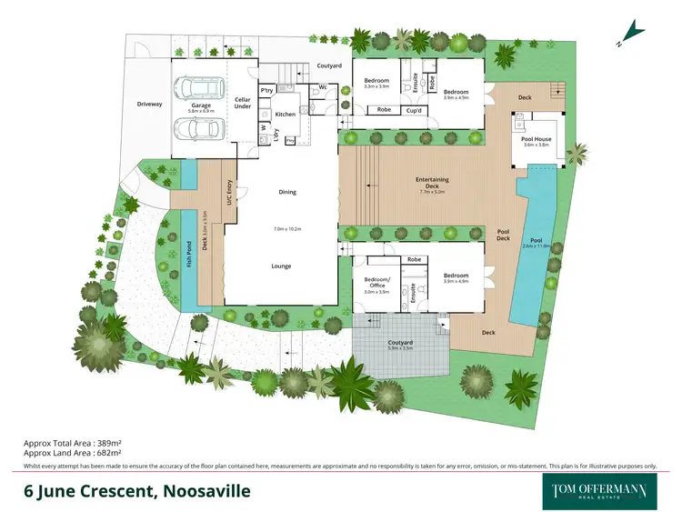 Floorplan of Homely house listing, 6 June Crescent, Noosaville QLD 4566