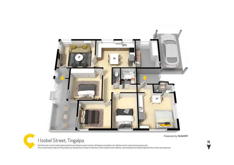 Floorplan of Homely house listing, 1 Isobel Street, Tingalpa QLD 4173