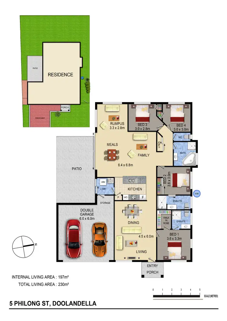 Floorplan of Homely house listing, 5 Philong St, Doolandella QLD 4077