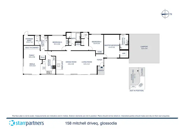 Floorplan of Homely house listing, 158 Mitchell Drive, Glossodia NSW 2756