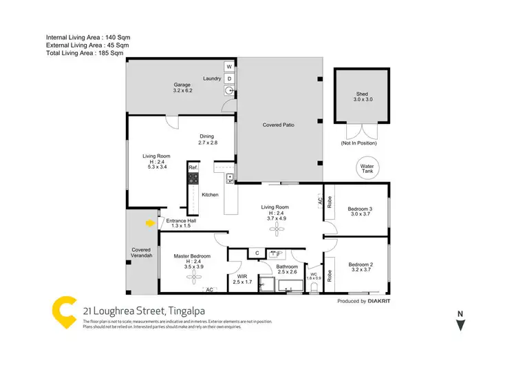 Floorplan of Homely house listing, 21 Loughrea Street, Tingalpa QLD 4173