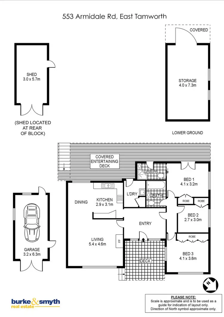 Floorplan of Homely house listing, 533 Armidale Road, Tamworth NSW 2340