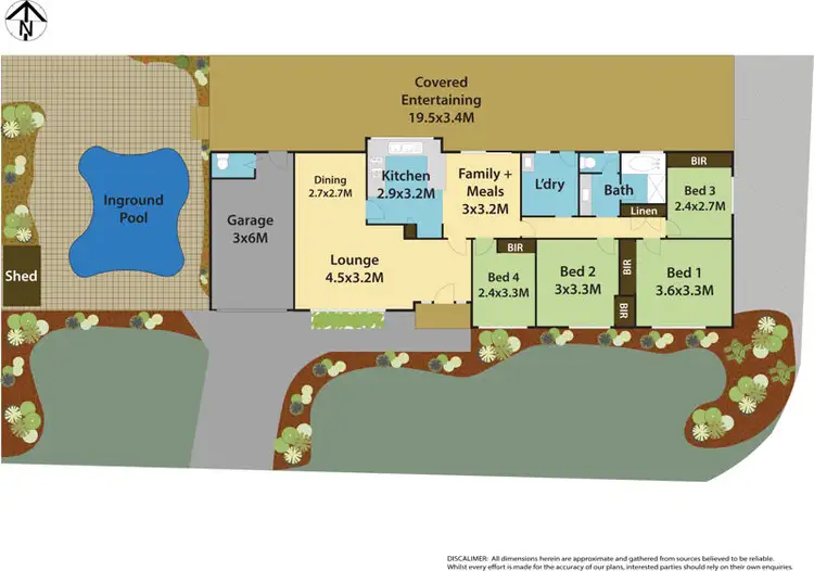 Floorplan of Homely house listing, 17 Benbury street, Quakers Hill NSW 2763