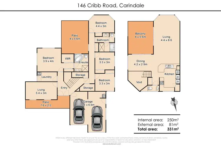 Floorplan of Homely house listing, 146 Cribb Road, Carindale QLD 4152