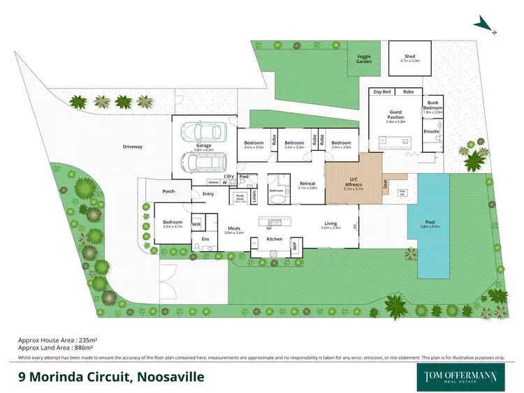 Floorplan of Homely house listing, 9 Morinda Circuit, Noosaville QLD 4566