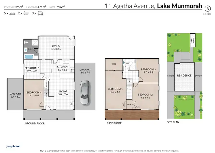 Floorplan of Homely house listing, 11 Agatha Avenue, Lake Munmorah NSW 2259