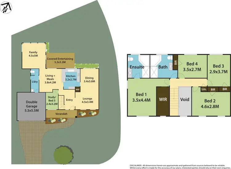Floorplan of Homely house listing, 1 Cobblers Close, Kellyville NSW 2155